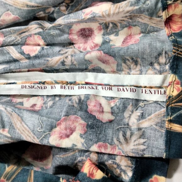 Vintage Princess Kaiulani Muumuu Hawaiian Maxi Dress Floral Victorian Ruffles 10 - Picture 9 of 9